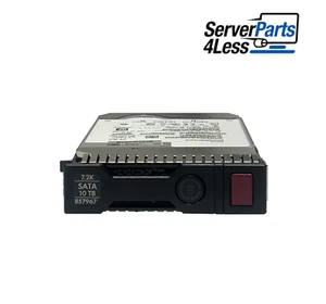 857967-001 HPE 10TB 6G 7.2K LFF SATA MDL SC DRIVE 857648-B21 - Picture 1 of 4