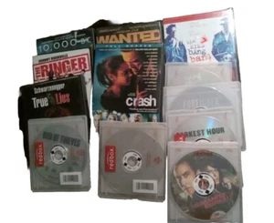 Lot Of 12 DVD Movies: Ringer, Crash, 10,000 BC, Wanted, True Lies, Foreigner, + - Picture 1 of 4