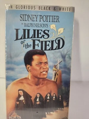 LILIES OF THE FIELD - SIDNEY POITIER VHS 1963 B&W RELEASE NEW & SEALED FREE SHIP - Image 1 of 3