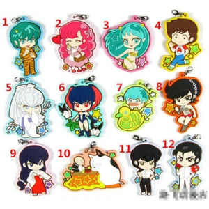 Anime Urusei Yatsura Rubber Keychain Key Ring Rare straps cosplay - Picture 1 of 1