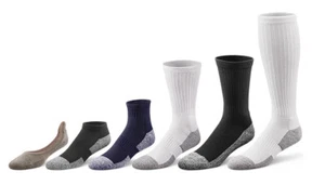 Dr Comfort Diabetic Multi Style Socks Shape to Fit Seamless Unisex Blk or White - Picture 1 of 18