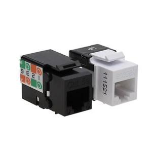 Conector Keystone RJ45 Punch IDC FTP Blindado/UTP No Blindado Cat5e/Cat6/Cat6A - Imagen 1 de 9