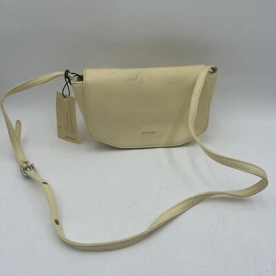 Matt & Nat Demi-DW 单肩包女式素食皮革黄色柠檬水色 — 第 1/4 张图片