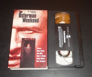 The Osterman Weekend (VHS, 1983) Rutger Hauer Peckinpah Rare Action Non-Rental - Picture 1 of 4