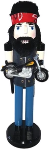70872 Biker Nussknacker, 14 Zoll - Bild 1 von 12