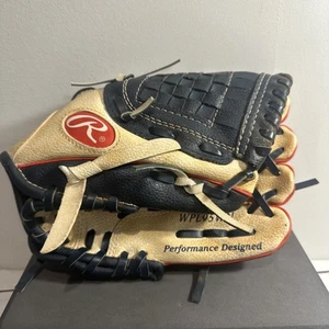 Rawlings 9.5" Tee Ball Glove Mitt WPL95WN Right Hand Throw Youth - Picture 1 of 5