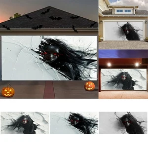 Spooktacular Halloween Garage Banner: Transform Your Garage Into A Haunting ! - Picture 1 of 30