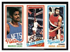 1980-81 Topps #62 / 158 / 262 Maurice Lucas / Julius Erving / Abdul Jeelani - Picture 1 of 2