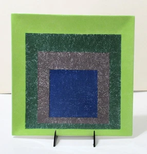 Josef Albers Keramik Platte Teller 12" - Bild 1 von 6