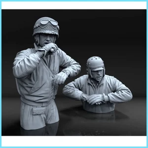 1/16 U.S. WWII Tank Crew Resin Figur | WW2 Militär Soldat Modellbausatz - Bild 1 von 1
