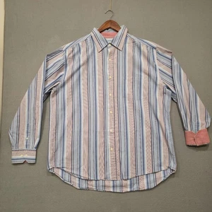 Camicia uomo Robert Graham R&G London manica lunga con bottoni e polsino taglia XXL - Foto 1 di 7