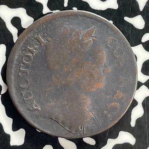 1785 U.S. Colonial Connecticut Copper 1/2 Penny Lot#A9746 Bust Right - Picture 1 of 2
