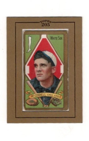 Frontera dorada T205 1911, McConnell Chicago Amer, Medias Blancas. Tarjeta Topps 205 2003 Foto 1 de 2