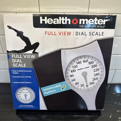 Báscula de baño Health O Meter vista completa esfera grande de gran tamaño 330 lb Foto 1 de 4