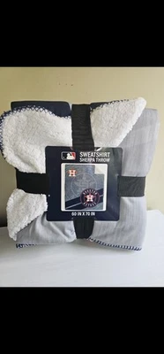 MLB Houston Astros Sherpa Manta 60" X 70" Nueva Con Etiquetas Foto 1 de 3