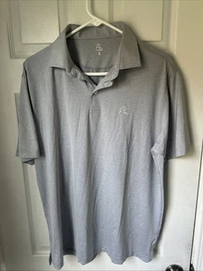 Rhoback Men's Performance Polo "The Heather" Thunder Gray Size Large NWOTs - Picture 1 of 5