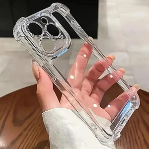 Shockproof Bumper Clear Case for iPhone 16 15 14 13 12 11 ProMax X Xs Max Xr 8 7 - Picture 1 of 12