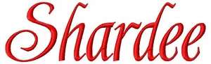 Shardee Font Machine Embroidery Designs on CD in 5 sizes for 390 files - Picture 1 of 2
