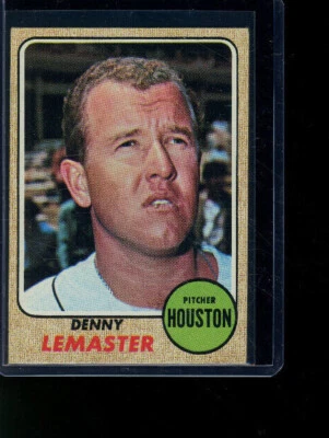 1968 Topps Denny Lemaster #491 - Image 1 of 2