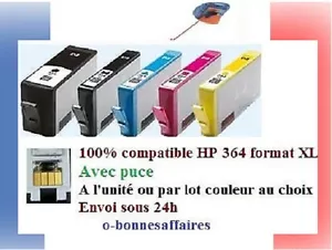 Cartouche d'encre compatible HP 364 XL Deskjet 3070A, Deskjet 3520 EAIO PUCE 48h - Afbeelding 1 van 1