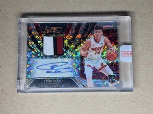 Select Tyler Herro Hybrid Disco Prizm SP 2019-20 parche de novato automático #4/20 RPA - Imagen 1 de 4