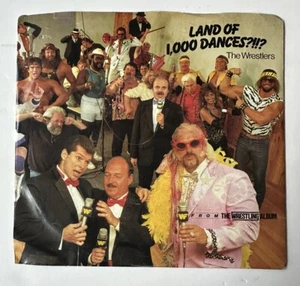 THE WRESTLERS LAND OF 1000 DANCES?!!?/ CAPTAIN LOU'S 7" VINYL W/PIC SLEEVE PROMO - Imagen 1 de 3