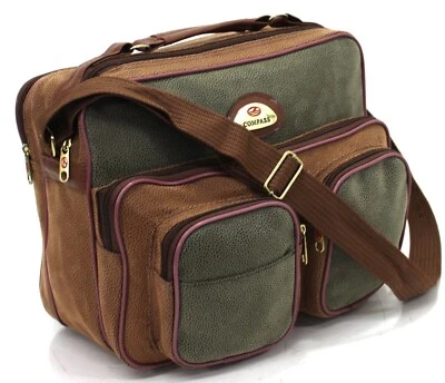 Ryanair EasyJet 36x27x23cm Hand Luggage Cabin Bag Holdall Faux Leather - Image 1 of 4