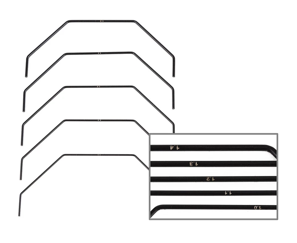 Team Associated - RC10B7 Front Anti-Roll Bar Set - Image 1 of 1