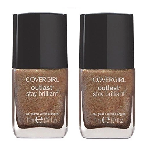 PACK DE 2 COVERGIRL Outlast Stay Brilliant brillo de uñas, 231 visón 0,37 oz Foto 1 de 1
