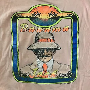Panama Jack Logo Shirt Single Stitch Mens XL Faded Safari Outdoor Distressed - Picture 1 of 11