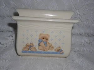 Soporte para servilletas de oso de peluche Tienshan de gres Country - Imagen 1 de 4