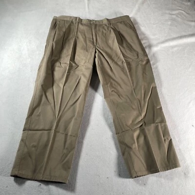John Blair Pants Mens 44 Tan Dress Golf Pant Elastic Waistband Office Work 44x27 - Image 1 of 4