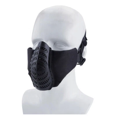 Tactical Mask Paintball Mask Mesh TPU Half Face Mask Military Army Camo Hunting - Image 1 of 4