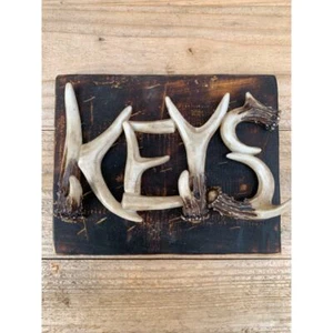 Schlüsselanhänger Halter rustikal Hirschgeweih Hörner - Bild 1 von 8