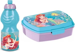 Ariel la sirenetta set portapane + borraccia bambini set regalo - Foto 1 di 3