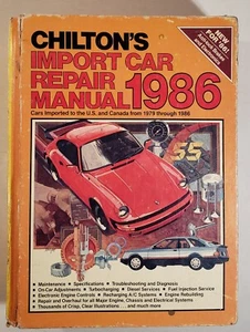 1986 Chilton Import Car Repair Manual 1979 to 1986  - Bild 1 von 23