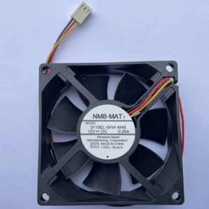 Genuine for 3110EL-04W-M49 DC12V 0.26A 3Lines Server Square Cooling Fan - Picture 1 of 6