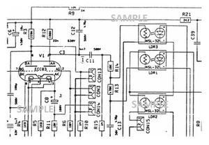 MARSHALL JCM 2000 DSL100 Diagramma schematico amplificatore 100 W - Foto 1 di 1