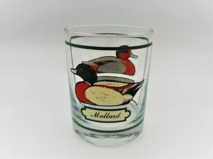 Georges Briard "Decoy Gallery" Mallard / Green Winged Teal Duck Whiskey Glass - Picture 1 of 6