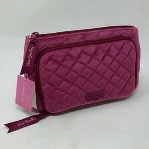 Vera Bradley Majestic Magenta Compact Organizer Super Soft Velvet New With Tag - Picture 1 of 10