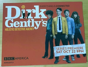 DIRK GENTLY'S HOLISTIC DETECTIVE AGENCY NEW YORK COMIC CON PROMO CARDSTOCK NYCC - Picture 1 of 2