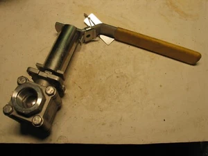 NEW TAIWAN CF8M EXTENDED NECK STAINLESS STEEL 1" NPT BALL VALVE 2200WOG P9032 - Imagen 1 de 6