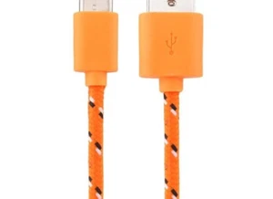 Round Braided USB data Charger Cable for iphone X 8 7 plus 6 4s 5 micro galaxy - Picture 1 of 23