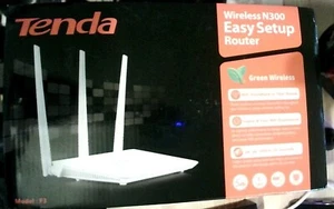 Tenda Wireless N300 Home Router Easy Setup F3 new - Picture 1 of 2