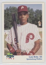 1992 Classic Best Spartanburg Phillies Luis Brito #17