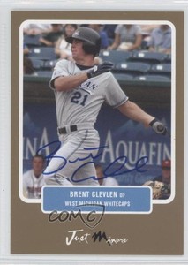 2004 Just Minors Just Prospects Gold Auto /50 Brent Clevlen #16 Auto