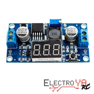 DC-DC Step-Down ajustable con display LM2596 4-40V - Imagen 1 de 1