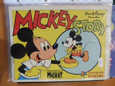 RARE ALBUM  MICKEY STORY  1978  PANINI  ETAT  TRES BON  VIDE  COLLECTOR! - Photo 1/2
