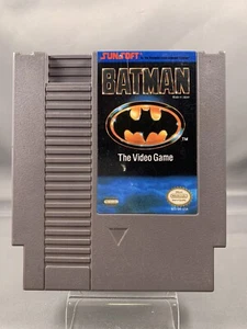 Batman The Video Game (Nintendo Entertainment System, 1990) NES Authentic Tested - Picture 1 of 4