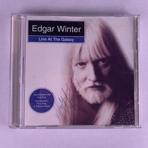 Edgar Winter Mark Meadows Chris Frazier Signed CD Live At The Galaxy 2003 - Picture 1 of 17